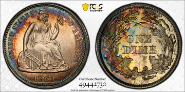 1860 10C F-108 MS63+