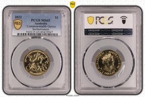 2022 $1 Commonwealth Games Inclusiveness MS65