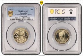 2022 $1 Commonwealth Games Excellence MS65