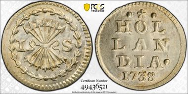 1738 Stuiver KM-91 Ag MS65