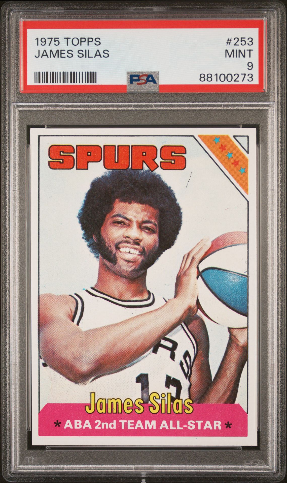 1975 Topps TOPPS #253 James Silas front