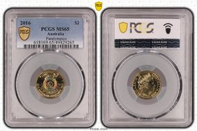 2016 $2 Paralympics Colorized MS65