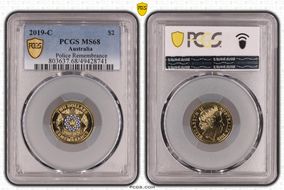 2019-C $2 Police Remembrance Colorized MS68