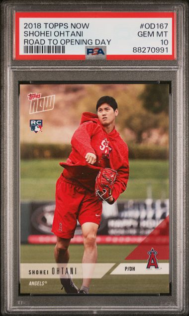 2018 Topps Topps Now #OD167 Shohei Ohtani front