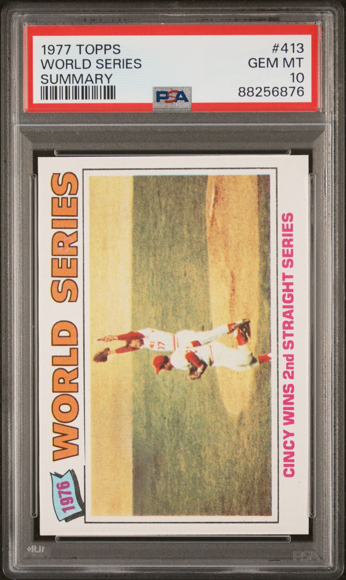 1977 Topps TOPPS SUMMARY #413 World Series front