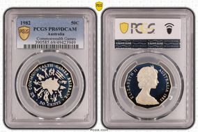 1982 50C Commonwealth Games PR69DCAM