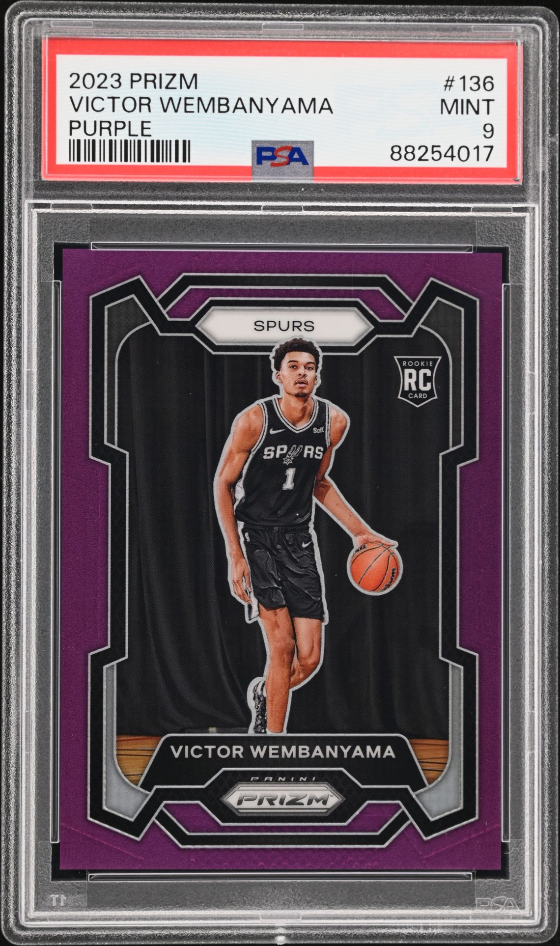 2023 Panini Prizm Base #136 Victor Wembanyama front