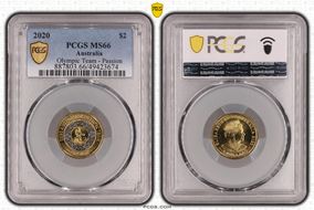2020 $2 Olympic Team - Passion MS66