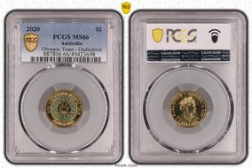 2020 $2 Olympic Team - Dedication MS66