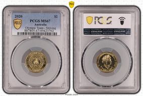 2020 $2 Olympic Team - Striving MS67