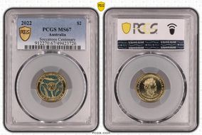 2022 $2 Socceroos Centenary MS67