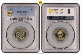 2022 $2 Socceroos Centenary MS66