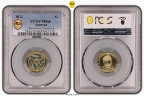 2022 $2 Socceroos Centenary MS66
