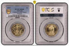 2022 $1 Commonwealth Games Integrity MS68