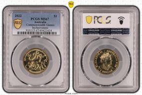 2022 $1 Commonwealth Games Inclusiveness MS67