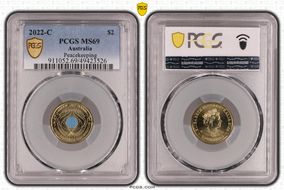 2022-C $2 Peacekeeping Colorized MS69