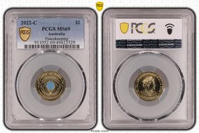 2022-C $2 Peacekeeping Colorized MS69