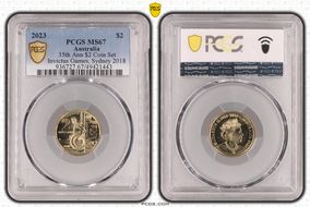 2023 $2 35th Ann $2 Coin Set Invictus Games, Sydney 2018 MS67