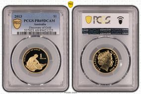 2013 $1 Discovery of Gold PR69DCAM