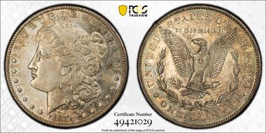 1879-S $1 VAM 6, Reverse of 1878 AU58