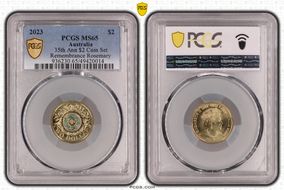 2023 $2 35th Ann $2 Coin Set Colorized Remembrance Rosemary MS65