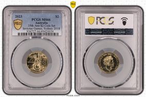 2023 $2 35th Ann $2 Coin Set Invictus Games, Sydney 2018 MS66