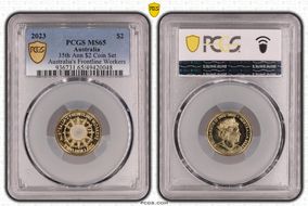 2023 $2 35th Ann $2 Coin Set Colorized Australia's Frontline Workers MS65