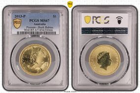 2013-P $1 Possum - Bush Babies MS67