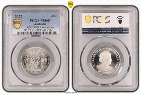 2022 20C ABC 90th Anniversary MS68