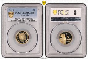 2011 $2 PR68DCAM
