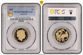 2009 $1 PR69DCAM
