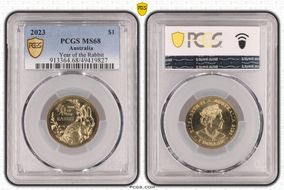 2023 $1 Year of the Rabbit MS68
