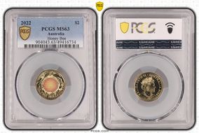 2022 $2 Honey Bee Colorized MS63