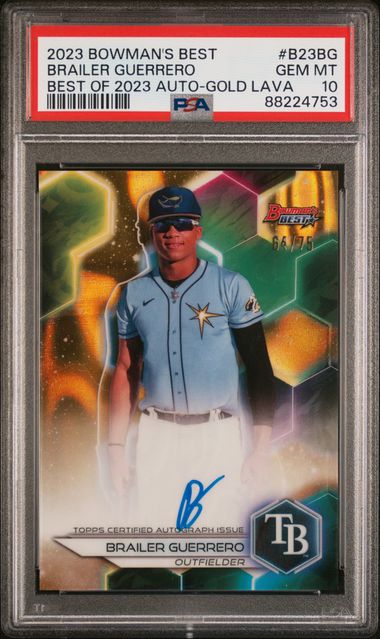 Ethan Salas 2023 Bowman's Best #B23-ES Best of 2023 Autographs