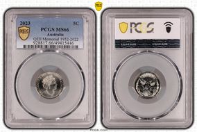 2023 5C QEII Memorial 1952-2022 MS66