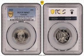 2023 10C QEII Memorial 1952-2022 MS67