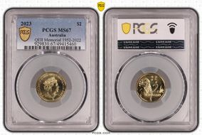 2023 $2 QEII Memorial 1952-2022 MS67