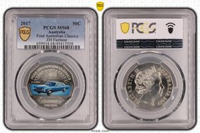 2017 50C Ford Australian Classics ZH Fairlane Colorized MS68