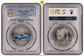 2017 50C Ford Australian Classics ZH Fairlane Colorized MS68