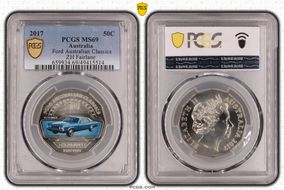 2017 50C Ford Australian Classics ZH Fairlane Colorized MS69