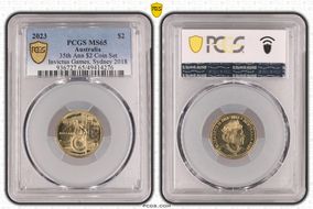 2023 $2 35th Ann $2 Coin Set Invictus Games, Sydney 2018 MS65
