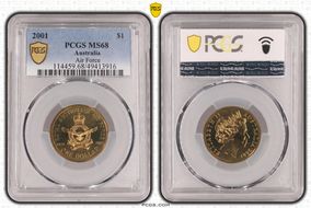 2001 $1 Air Force MS68