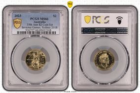2023 $2 35th Ann $2 Coin Set Invictus Games, Sydney 2018 MS66