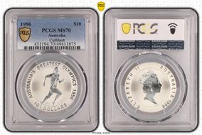 1996 $10 Cuthbert MS70