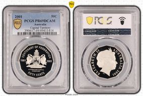2001 50C Capital Territory PR69DCAM