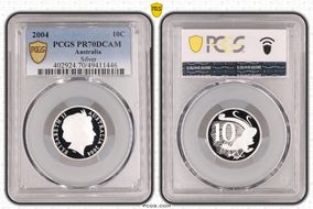 2004 10C Silver PR70DCAM