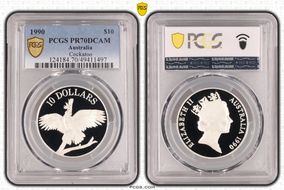 1990 $10 Cockatoo PR70DCAM