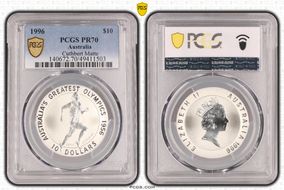 1996 $10 Cuthbert Matte PR70