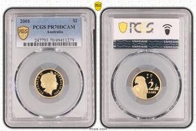 2001 $2 PR70DCAM