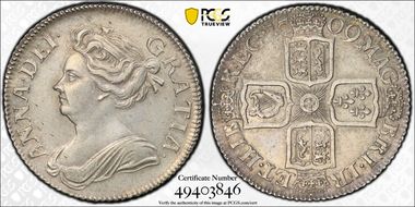 1709 Shil S-3610 3rd Bust AU55